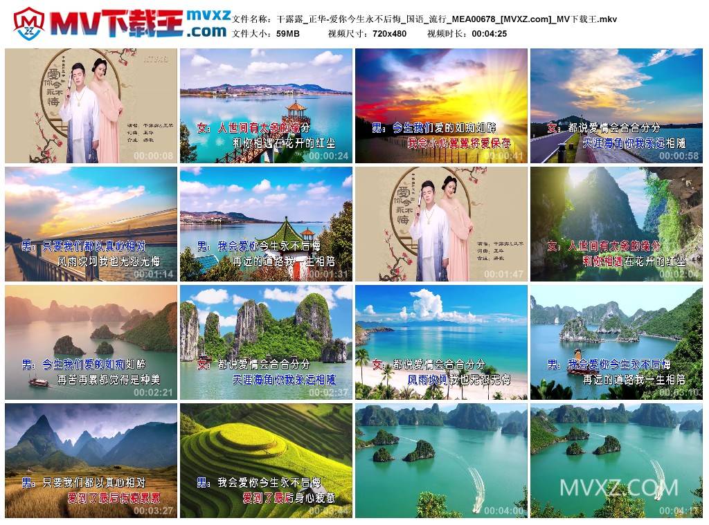 干露露_正华-爱你今生永不后悔_国语_流行_MEA00678